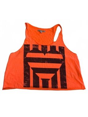Y2K vintage Charlotte Russe Orange Crop Tank Top XS